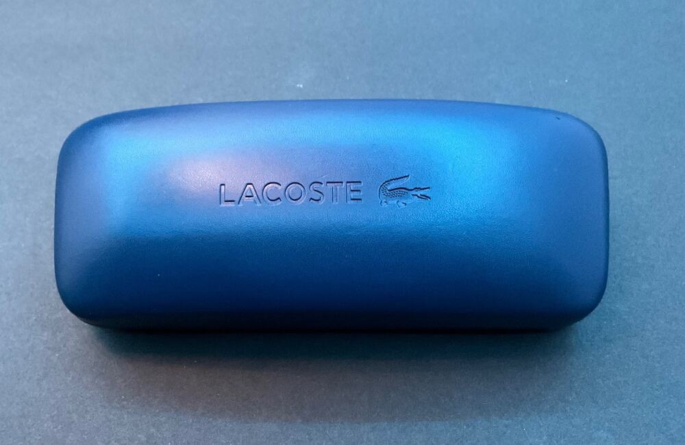 LACOSTE Blue Medium Hard Case for Sunglasses /Eyeglasses